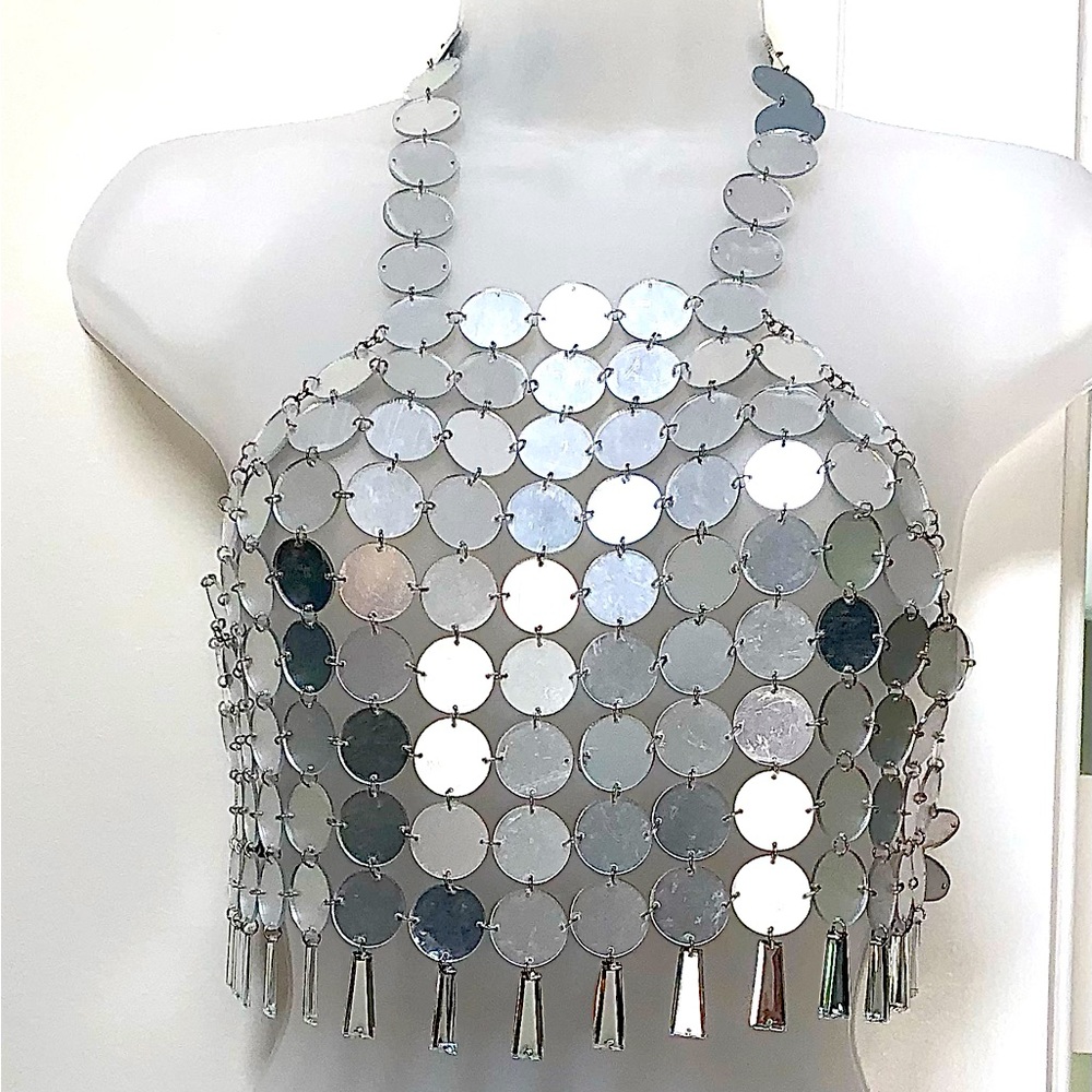 Mirror Discs - Halter Top